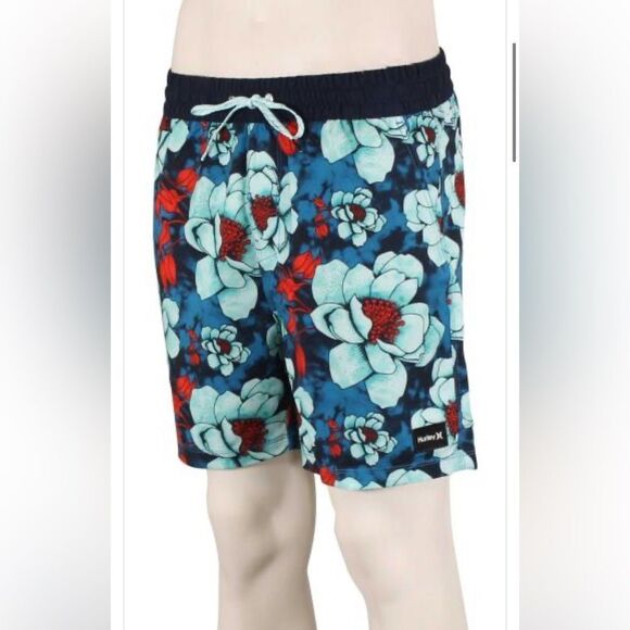 Hurley Phantom Cannonball 17" Volley Shorts - Unity Blue 2 Size S - Picture 2 of 7